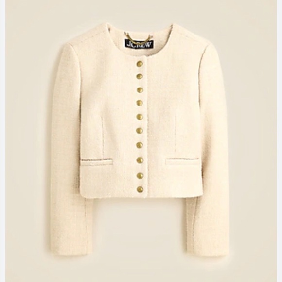 J. Crew Jackets & Blazers - J. Crew Women's Cream Lady Jacket